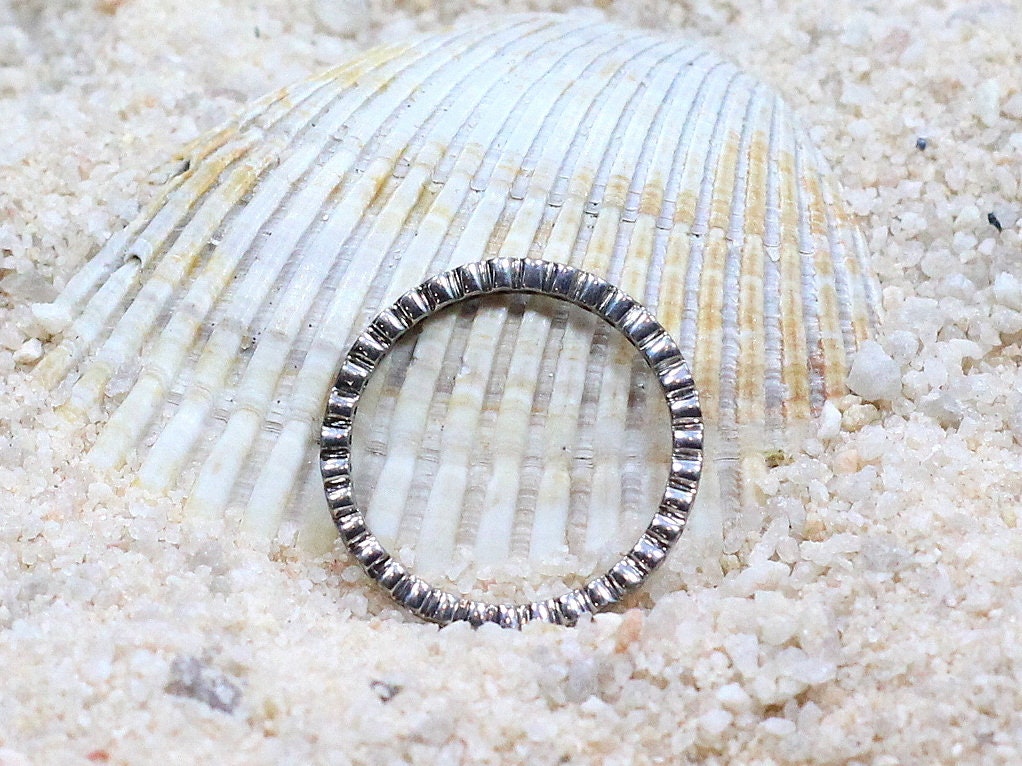 Diamonds Bubble Circle Bezel Wedding Band Eternity Smooth Edge Engagement Ring Ferarelle Custom White-Yellow-Rose Gold-10k-14k-18k-Plat BellaMoreDesign.com