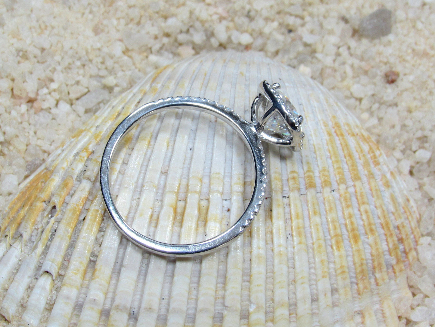 Labradorite & Diamonds Engagement Ring Cushion Halo Cuscino Petite Round cut 1ct 6mm Custom White-Yellow-Rose Gold-10k-14k-18k-Platinum BellaMoreDesign.com