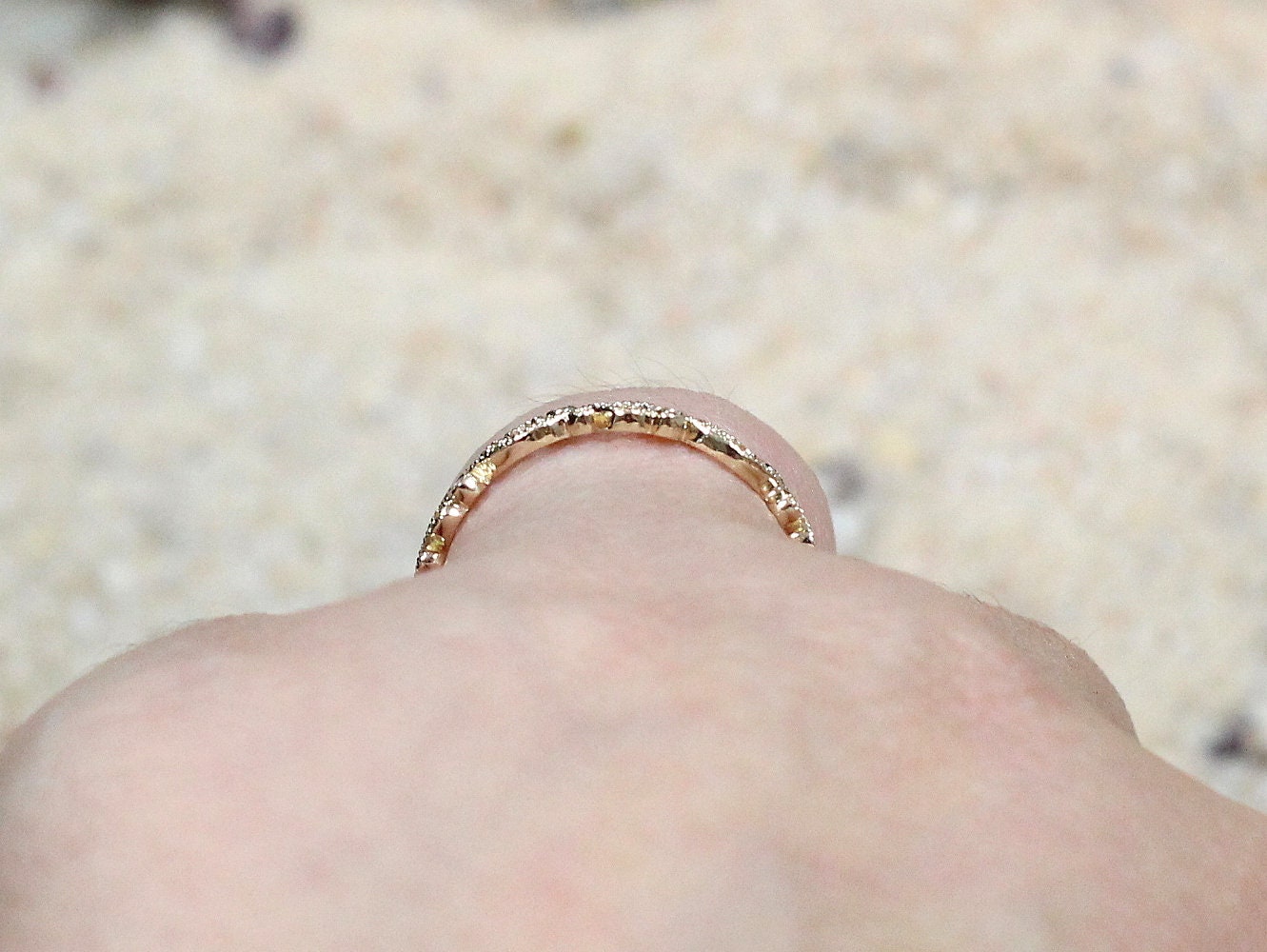 Milgrain Engagement Ring,Diamond Wedding Band,Milgrain Wedding Ring,Rheia,White-Yellow-Rose Gold-10k-14k-18k-Platinum,Milgrain Ring BellaMoreDesign.com