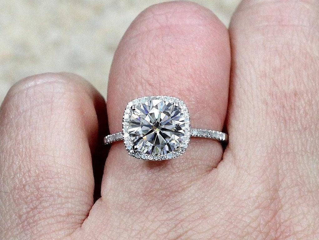 8mm cushion store cut to carat