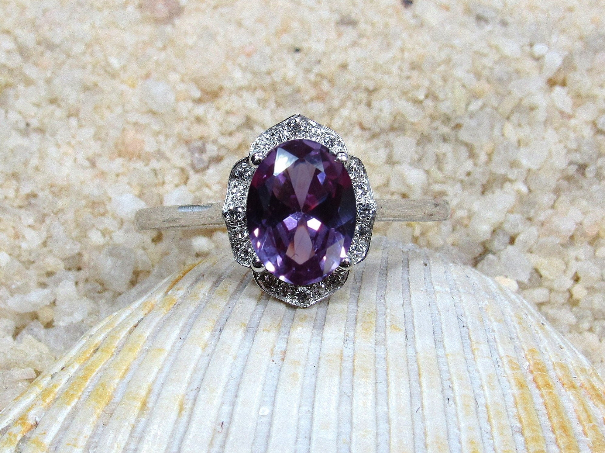 Alexandrite hot sale sapphire ring