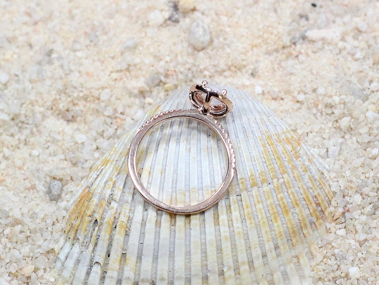 Moissanite Engagement Ring, Simulated Diamond ring, Oval Halo moissanite ring, Ovale, 1ct, 7x5mm, Statement Ring, Promise ring, bridal ring BellaMoreDesign.com